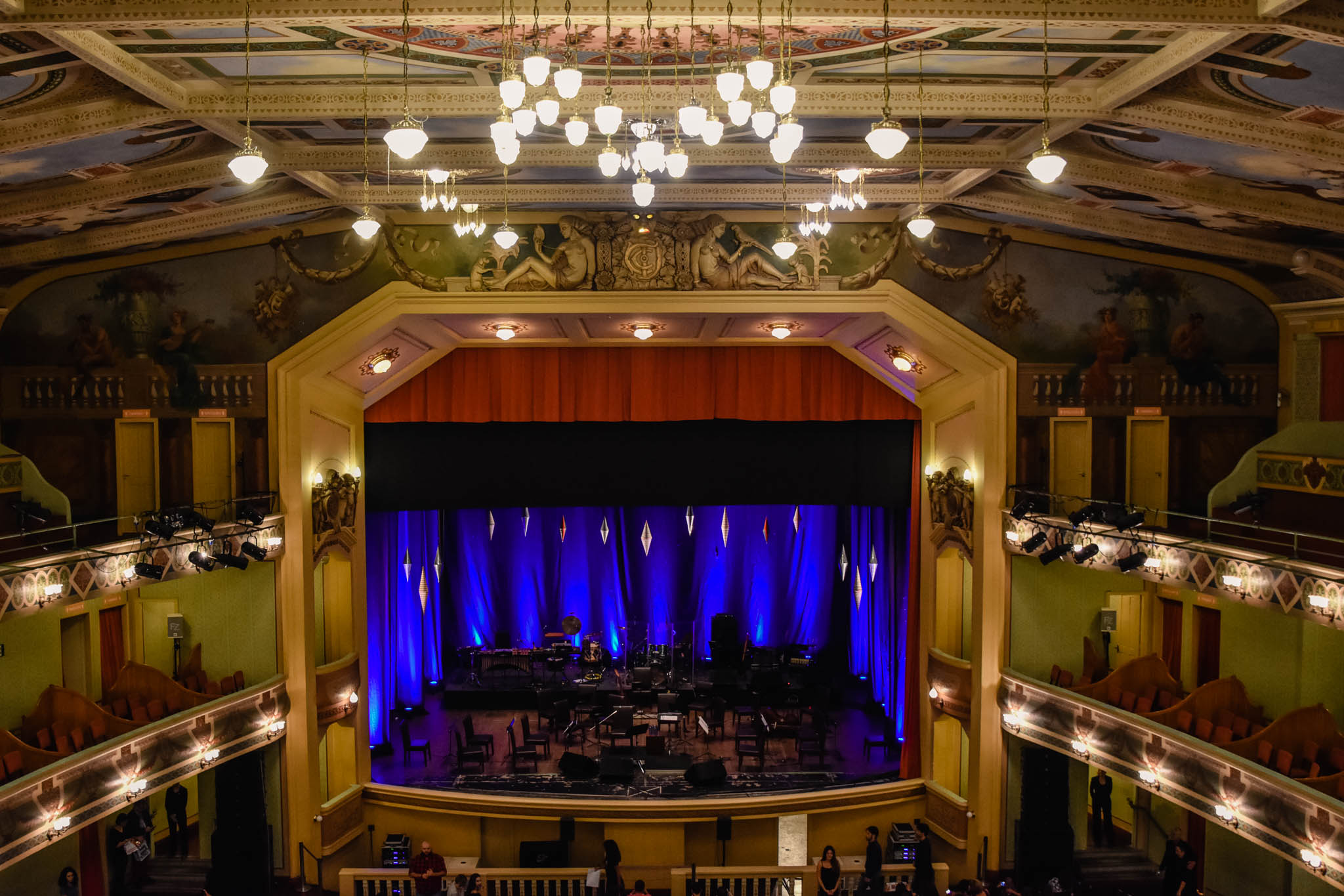 Palco do Cine-Theatro Central.
