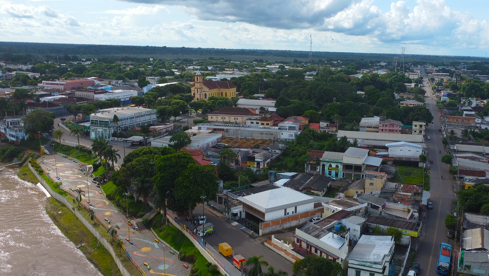 Vista parcial da cidade de Itacoatiara