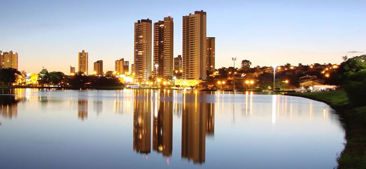 Cidade de Campo Grande A noite